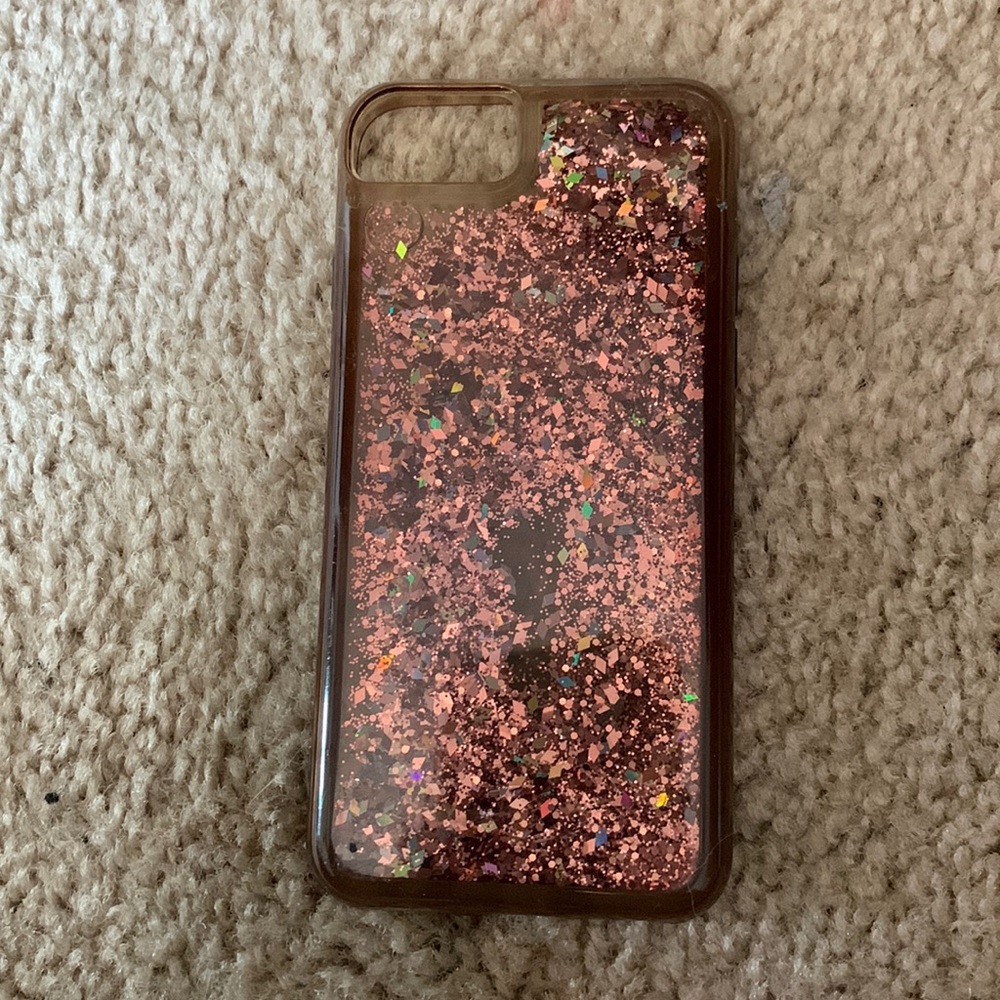 iphone 6 pink glitter phone case